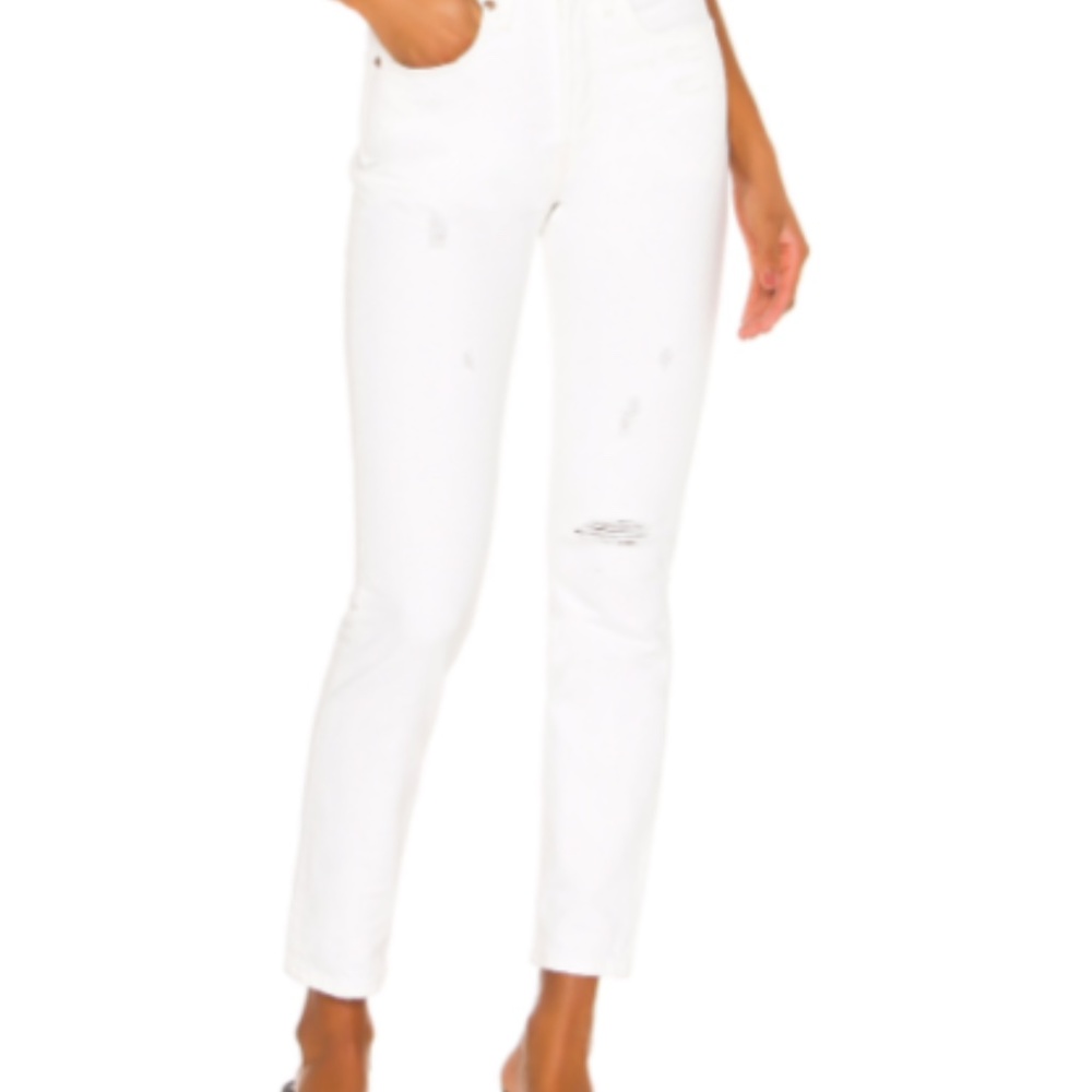 Levi's Size 25 White 501 High Rise‎ Skinny Denim Jeans - Picture 9 of 9
